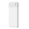 A white SOVO PD 103 10000 mAh Portable Charger Power Bank with a digital display and a USB charging port.