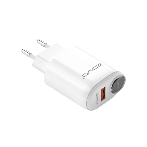 White Sovo SE-55 Reload 18W High-Quality Quick Charger on a white background