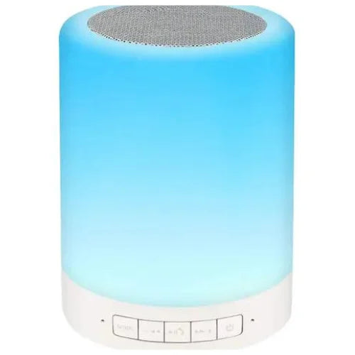 Smart Touch Lamp Portable Speaker (CL-671) White and blue 