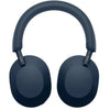 A pair of Sony WH-1000XM5 Wireless ANC Headphones in blue color.