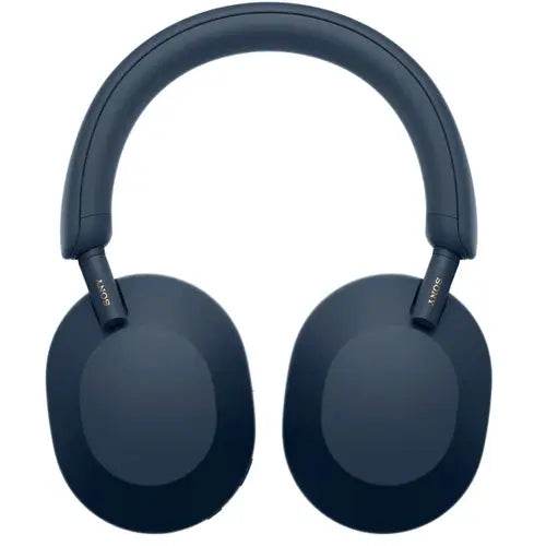 A pair of Sony WH-1000XM5 Wireless ANC Headphones in blue color.