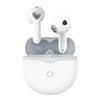 White Soundpeats Air 4 Wireless Earbuds with charging case on a white background