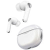 White Soundpeats Air4 Pro ANC Hybrid Earbuds with charging case on a white background