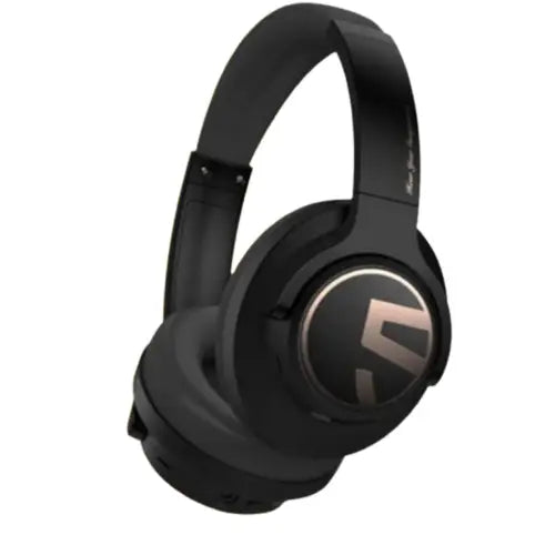 A pair of Soundpeats Space Headphones ANC with a silver and black color scheme 1.