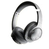 A pair of Soundpeats Space Headphones ANC with a silver and black color scheme.
