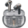 Soundpeats True Capsule 3 Pro Earbuds with transparent case on a white background