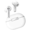 White Soundpeats True Capsule 3 Pro Earbuds with charging case on a white background