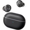 Soundpeats True Wireless Earbuds Free 2 Classic Black wireless earbuds with charging case on a white background