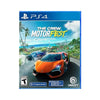A game case 'The Crew Motorfest PS4' featuring an image of a car on a tropical road.