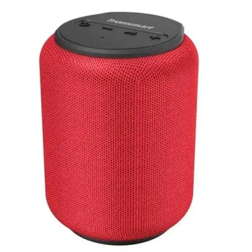 Tronsmart Element Bluetooth speaker (T6 Mini) in white bacxkground  red
