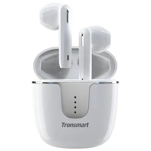 Tronsmart Onyx Ace Earbuds in white color, with a charging case.