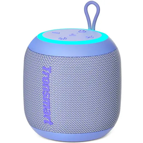 Tronsmart-T7-Mini-Portable-Speaker  in blue portable speaker with a handle on a white background