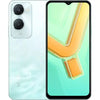 A Wave Aqua color, Vivo Y18 mobile phone with a dual camera on the back and a display screen.