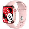 Watch 9 Max pink smartwatch with a silicone band and a display featuring an animated character.