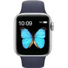 X8 Max Bluetooth Calling smart watch with a black band and a blue butterfly displayed on the screen.