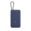 Blue Xiaomi 33W Power Bank 20000 mAh (Integrated Cable) with a visible brand logo on a white background
