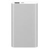 Silver Xiaomi 5000 mAh Power Bank 2  on a white background