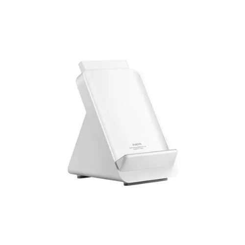 White Xiaomi 80W Adaptive Wireless Charging Stand on a white background