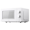 White microwave oven on a white background