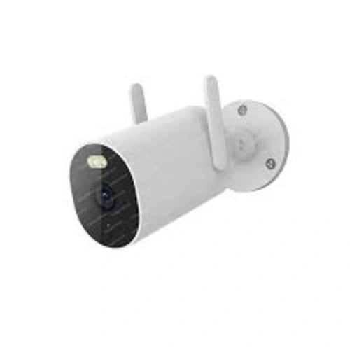 White Xiaomi Outdoor Camera AW300 on a white background