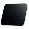 A black Xiaomi Outdoor Camera Solar Panel (BW Series), designed to be used with outdoor cameras.