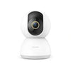 White Xiaomi Smart Camera C300 with a black lens on a white background