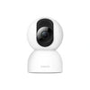 White Xiaomi Smart Camera C400 with black lens on a white background