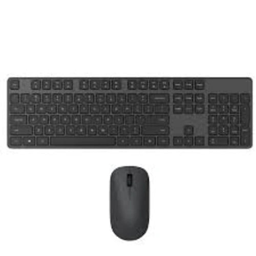 Xiaomi Redmi Wireless Keyboard and Mouse Combo Black keyboard and mouse  set on a white background