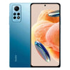 Xiaomi Redmi Note 12 Pro with blue back and colorful display.