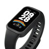 Xiaomi Smart Band 9 Active black smartwatch with a colorful display on a white background