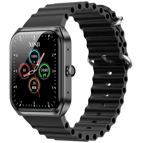 Xinji Cobee C1 Pros Smart Watch with black band on a white background. available on Buy electro