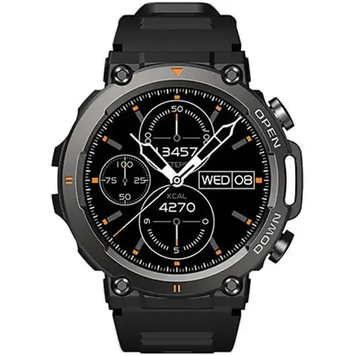 Zeblaze Voice Calling Smartwatch (Vibe7) with a detailed display on a white background. Available on Buy Electro