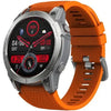 Zeblaze Stratos 3 Calling Smart Watch with an orange strap on a white background. Available on Buy Electro