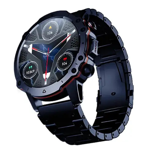 Zero Revoltt Smart Watch with a blue band and a blue case, displaying various smart watch faces on the watch face.