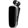 A single black K39 Clip Bluetooth Headset clip-on Bluetooth headset with an earpiece and a clip attachment.