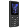 Nokia 108 2024 mobile phone in matte charcoal color with a numeric keypad and a small screen.