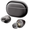 A pair of black Soundpeats Engine 4 Wireless Earbuds with a charging case.