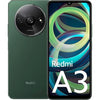 Green smartphone with abstract screen design and 'Redmi A3' text.