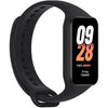 Xiaomi Smart Band 8 Active with a black strap and a digital display showing time and date.