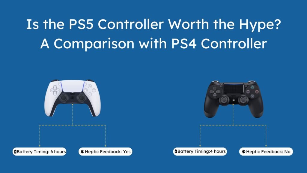 PS5 vs PS4 Controller