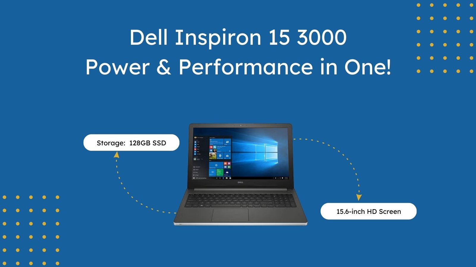 Affordable Dell Inspiron 15 3000 laptop for students